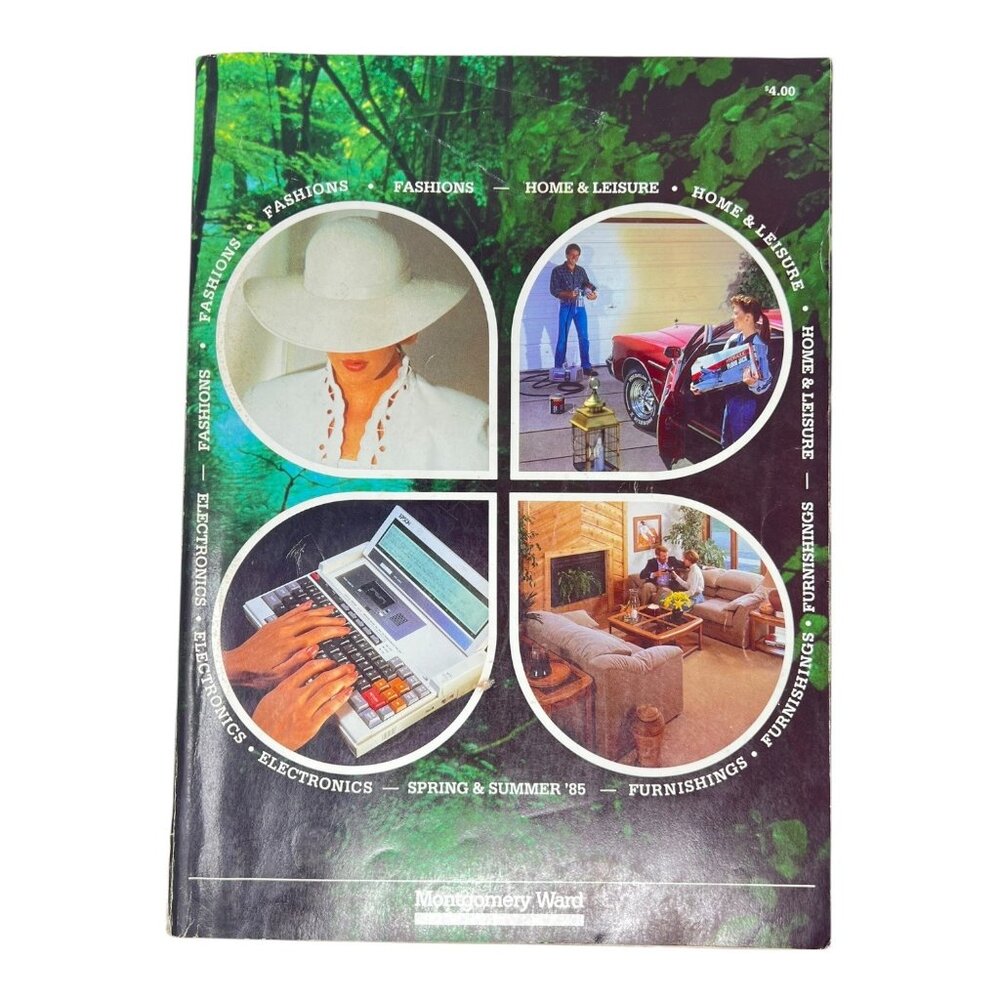 Montgomery Ward Spring Summer 1985 Fashion Tools Decor Clothing Catalog